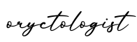 单词oryctologist书写