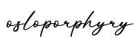 单词osloporphyry书写