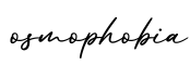 单词osmophobia书写