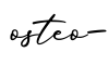 单词osteo-书写