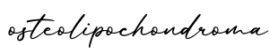 单词osteolipochondroma书写