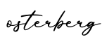 单词osterberg书写