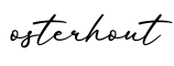 单词osterhout书写