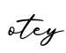 单词otey书写