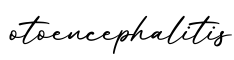 单词otoencephalitis书写