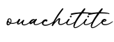 单词ouachitite书写