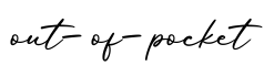 单词out-of-pocket书写