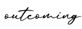 单词outcoming书写
