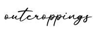 单词outcroppings书写