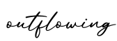 单词outflowing书写