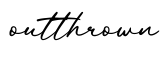 单词outthrown书写