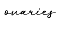 单词ovaries书写