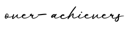 单词over-achievers书写