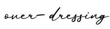 单词over-dressing书写