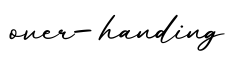 单词over-handing书写