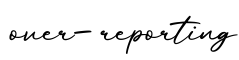 单词over-reporting书写