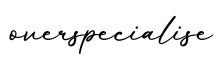 单词overspecialise书写