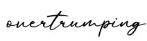 单词overtrumping书写