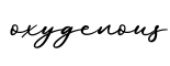 单词oxygenous书写