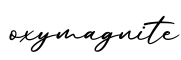 单词oxymagnite书写