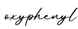 单词oxyphenyl书写