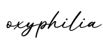 单词oxyphilia书写
