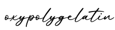 单词oxypolygelatin书写