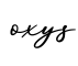 单词oxys书写