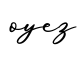 单词oyez书写