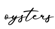 单词oysters书写
