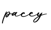 单词pacey书写
