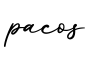 单词pacos书写