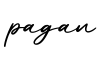 单词pagan书写