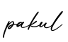 单词pakul书写