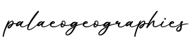 单词palaeogeographies书写