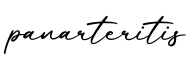 单词panarteritis书写