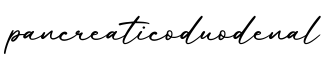 单词pancreaticoduodenal书写