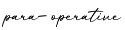 单词para-operative书写