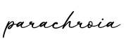 单词parachroia书写