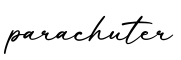 单词parachuter书写