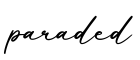 单词paraded书写