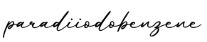 单词paradiiodobenzene书写