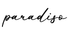 单词paradiso书写