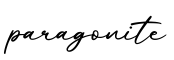 单词paragonite书写