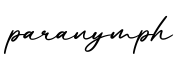 单词paranymph书写