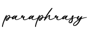 单词paraphrasy书写