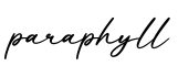单词paraphyll书写