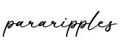 单词pararipples书写