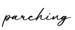 单词parching书写