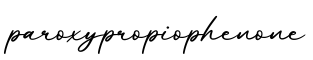 单词paroxypropiophenone书写
